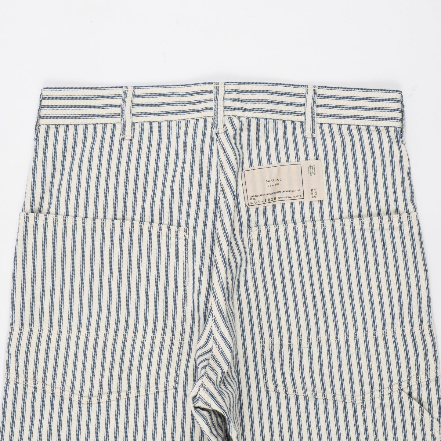 RC BRH-OV-1026WH Ticking Stripes Pants