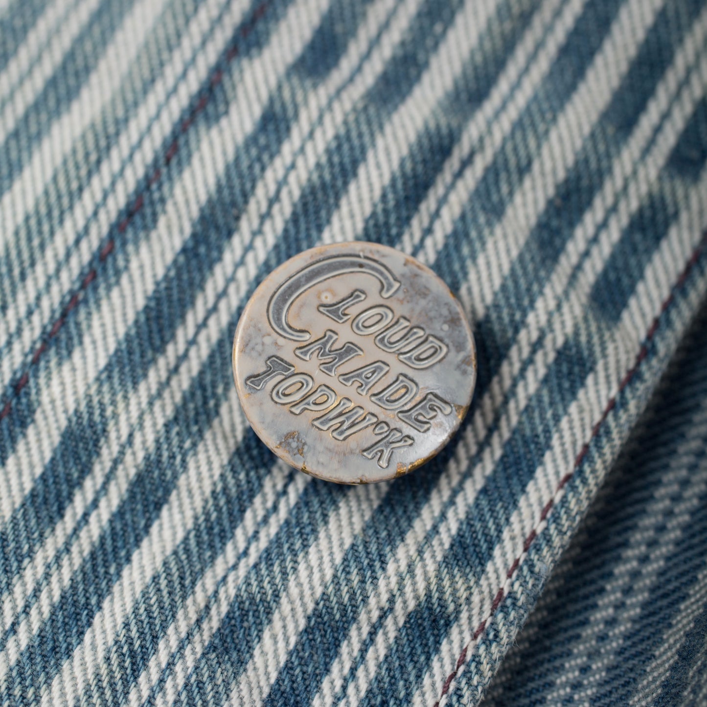 RC CM3023STVW Stripe Engineer Coat Vintage Washed