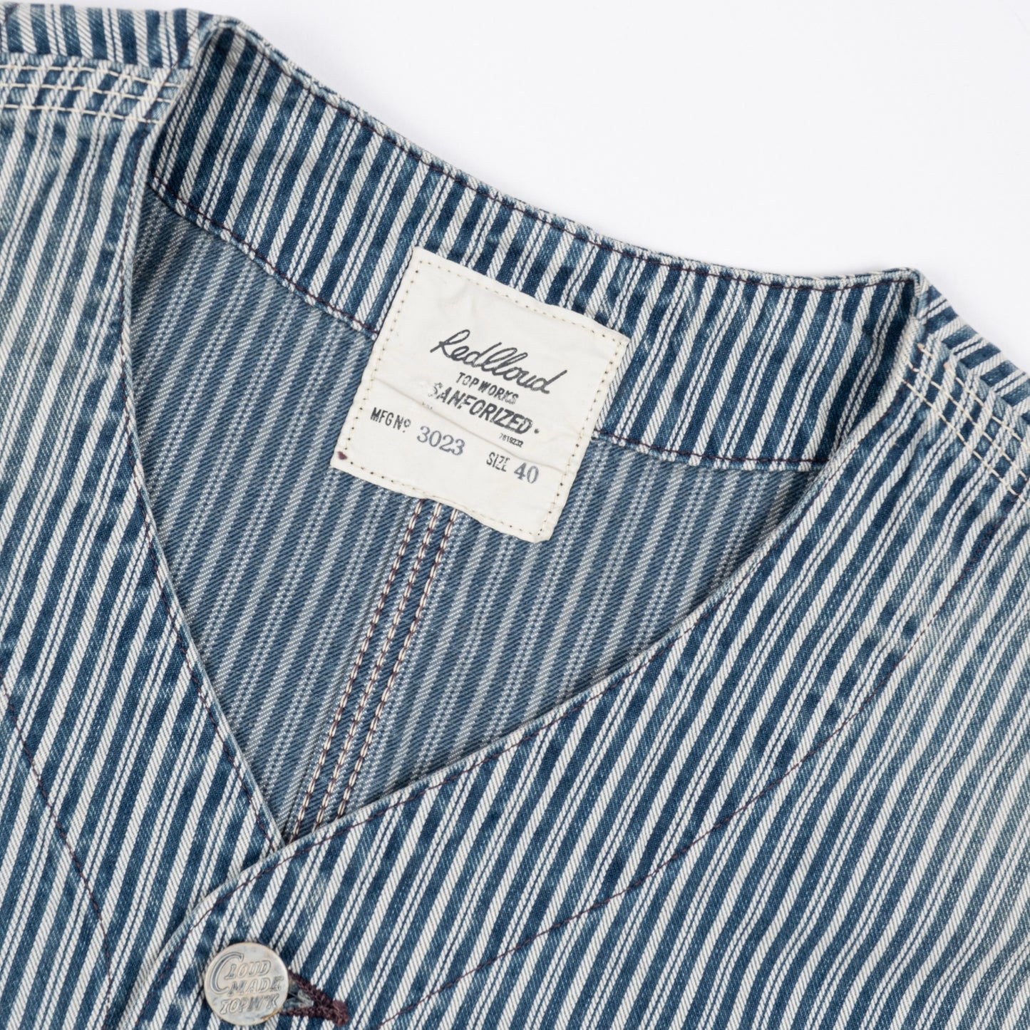 RC CM3023STVW Stripe Engineer Coat Vintage Washed