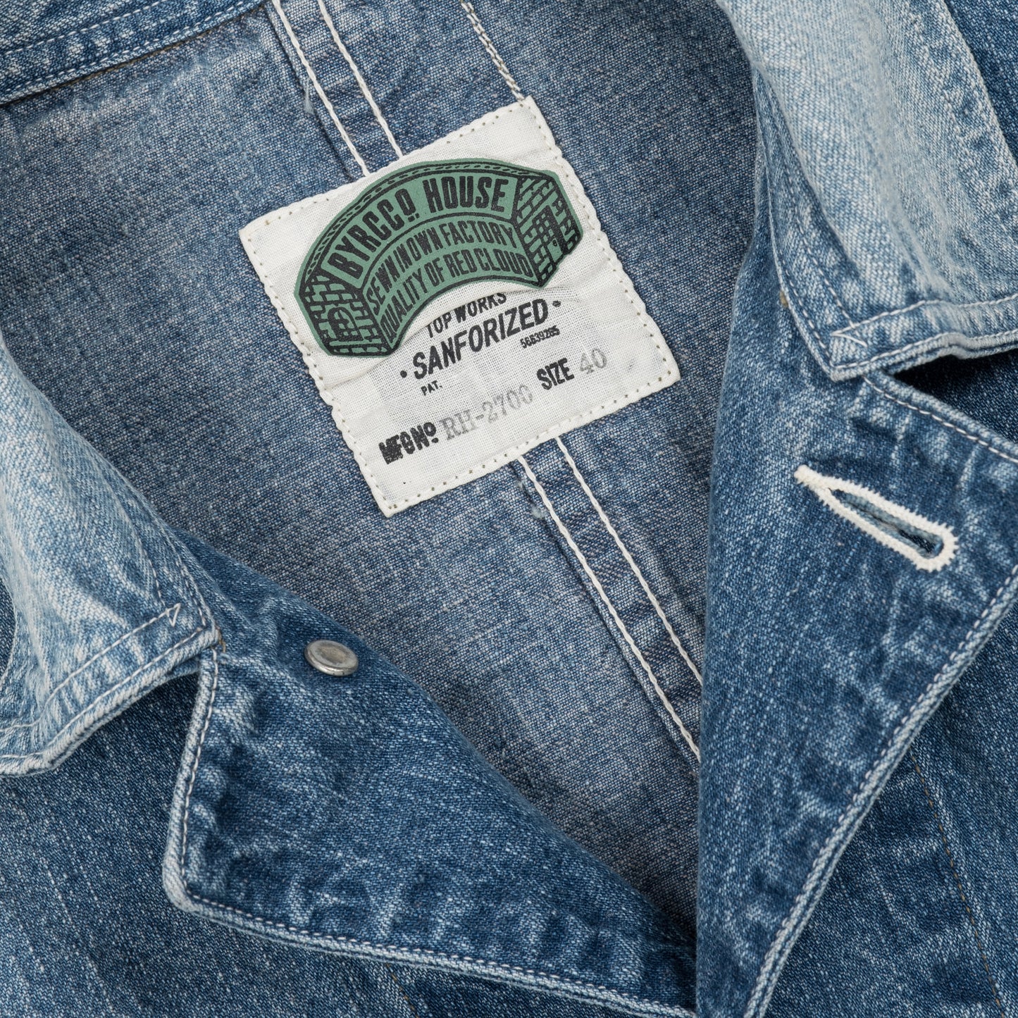 RC RH2700IDVW Denim Work Coat Vintage Washed