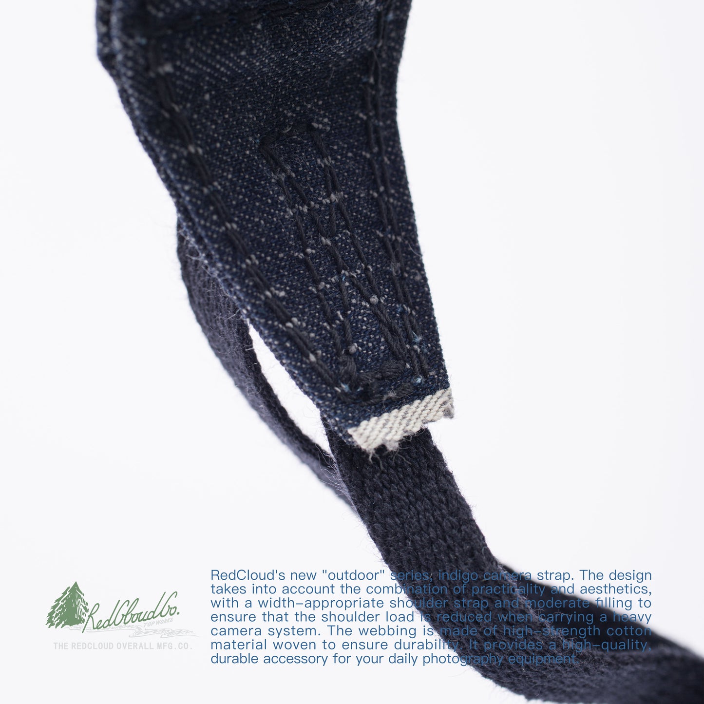 RC Workroom Camera Strap Denim Indigo