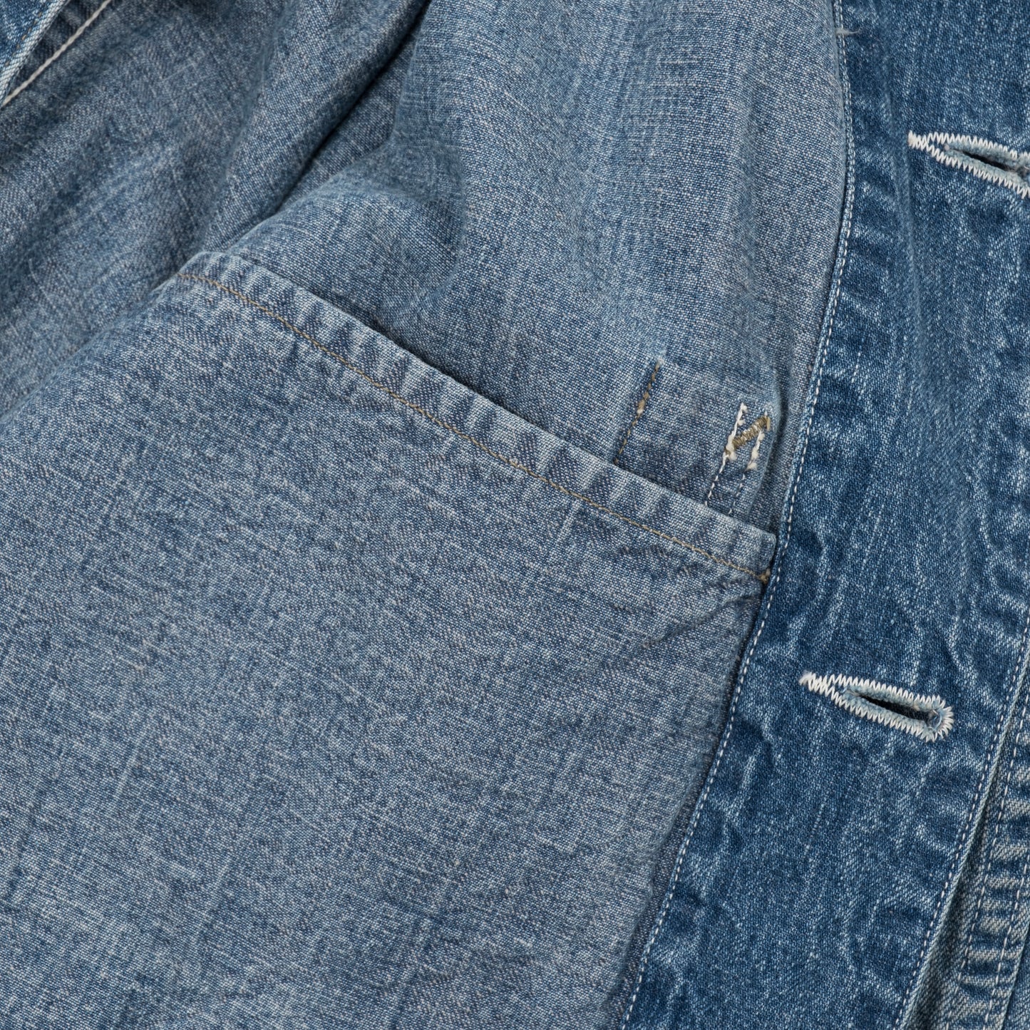 RC RH2700IDVW Denim Work Coat Vintage Washed